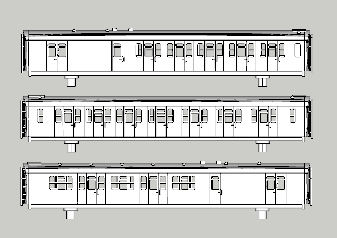 (image for) SR Bulleid '38 Stock Coach Bundle - Set 965